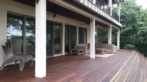 Lounge Patio Under Balcony