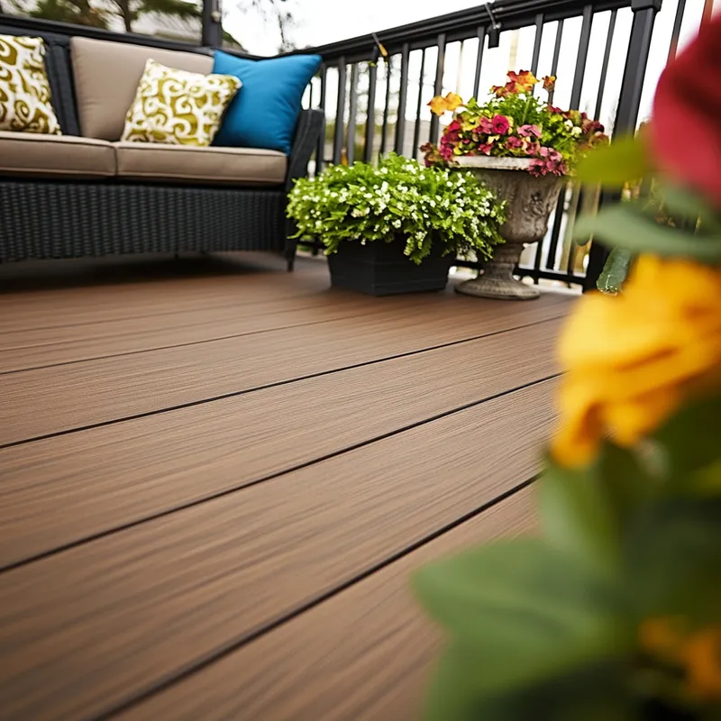 Trex deck planks